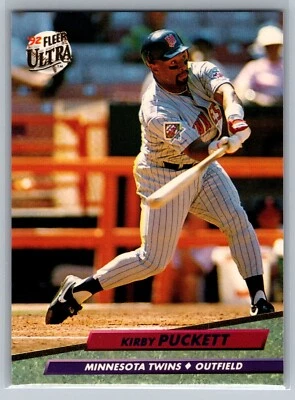 Fleer Ultra #97 1992 Kirby Puckett Minnesota Twins Foto 1 de 2