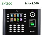 ZKteco empreinte digitale iClock660 heure biométrique américaine présence, horloge employeur Zk