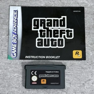 Juego Grand Theft Auto Nintendo Game Boy Advance GBA - Carrito + Manual Original - Imagen 1 de 3