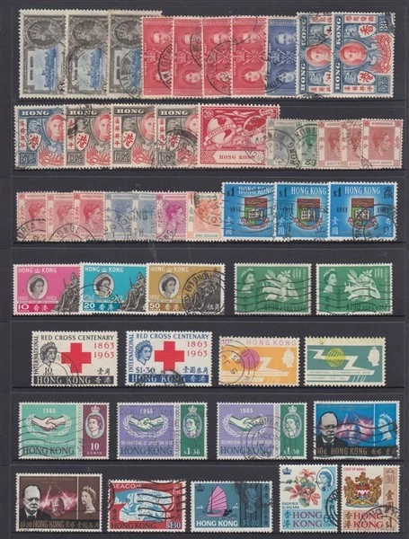 ГОНКОНГ 1935/1968 ВЫБОР (x48) б/у (ID:809/D65951) - Изображение 1 из 1