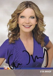 Eva IMHOF - dt. TV-Moderatorin, RTL, Original-Autogramm! - Bild 1 von 1