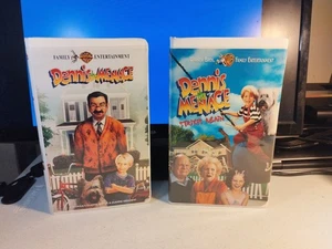 Dennis the Menace & Dennis the Menace Strikes Back VHS Lot - Tested & Work - Picture 1 of 7