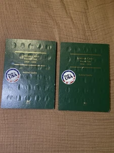 lincoln cent collection Books 2 Books 1909-1929 1930-1958 - Picture 1 of 24