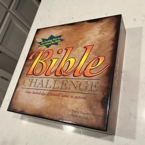Bible Challenge •Trivia Board Game • Rainfall Educational Toys • 1997 • Complete - Picture 1 of 2