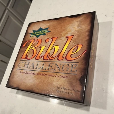 Bible Challenge •Trivia Board Game • Rainfall Educational Toys • 1997 • Complete - Image 1 of 2