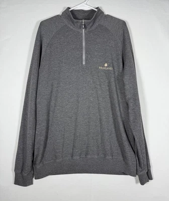 F&G Tech Pullover Mens XL Gray 1/4 Zip Long Sleeve Primland Resort Golf Jacket - Image 1 of 4