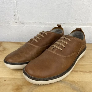 Merrell Womens Size 10 Around Town Shoes Brown Sugar Leather Lace-Up Oxford - Picture 1 of 12