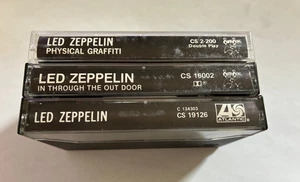 Led Zeppelin - 3 Cassette Lot - S/T, In Through The Out Door, Physical Graffiti - Picture 1 of 6