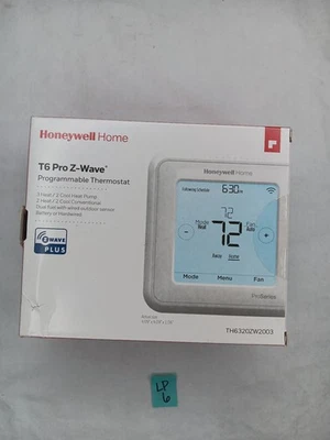 Honeywell *CONTRACTOR BRANDED - see pics* TH6320ZW2003 T6 PRO Z-Wave Thermostat - Image 1 of 4