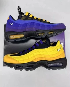 Nike Air Max LeBron Lakers UK9 - Picture 1 of 5