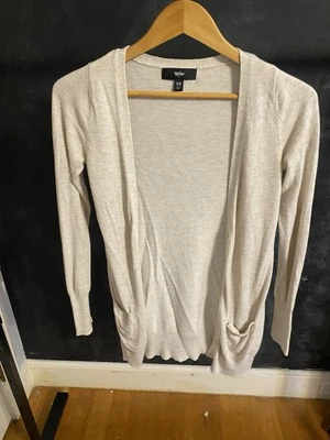 Cárdigan Mossimo Crema Novio Abuelo Suéter XS Crema Blanco Foto 1 de 4