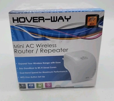 Hover-Way AC750 Dual Band 802.11AC Wireless Mini Wall Plug Router/WIfi Repeater  - Image 1 of 4