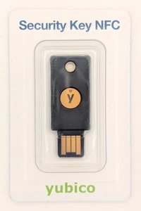 Yubico Security Key - MFA - Schwarz - USB-A - NFC - FIDO - Neu & Versiegelt - Bild 1 von 2
