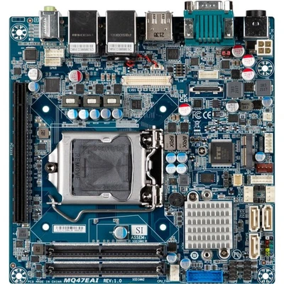 GigaIPC Industrial mITX-Q47EA Motherboard Q470E LGA1200 Max.64GB DDR4 Mini-ITX - Image 1 of 3