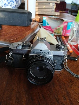 Cámara fotográfica vintage PENTAX Asahi 35 mm lente MX 40 mm + película de 3 rollos Foto 1 de 4