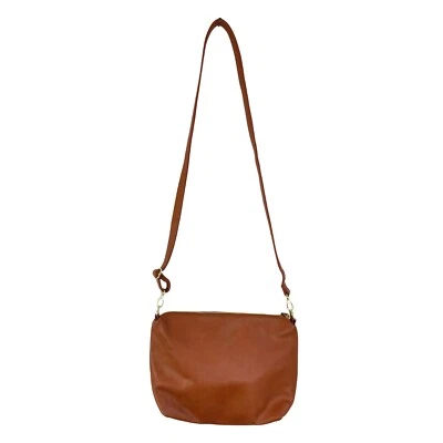 Bolso de Hombro STEVE Madden Forrado Deletrear Marrón PVC Correa Extraíble 13.5" x 9" Foto 1 de 4