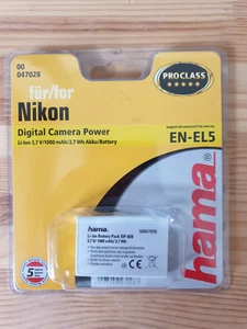 New/Sealed-HAMA - Battery for NIKON Digital Camera Power - EN-EL5 - Picture 1 of 3