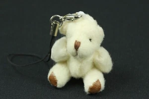 Nounours en Peluche Pendentif pour Téléphone Portable Miniblings Déco Ours Blanc - Photo 1 sur 6