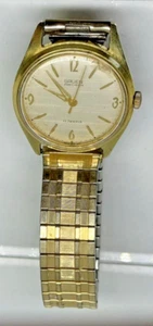 Men's Gruen Precision Swiss Watch Cal 552 RSS 1686 17J Works 10k GF Band/G10 Cas - Picture 1 of 7