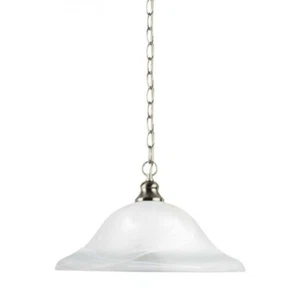 Generation Lighting Windgate 1 Light Brushed Nickel Pendant with LED Bulb - Picture 1 of 1