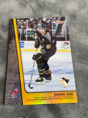 1998/1999 Topps Finest Double-side Mystery REFRACTORS #M1 Jaromir Jagr / Gretzky - Image 1 of 2