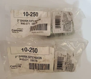 2 Invensys 10-250 2" Shank Extension N45-071 09076 LOT - Picture 1 of 2