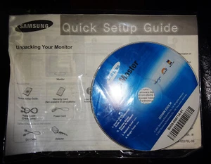 CD-Samsung Syncmaster Monitor 2253BW 2253LW Neu!! - Photo 1/2