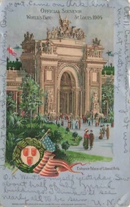 Postcard Official Souvenir World's Fair St. Louis Missouri MO 1904 UDB - Picture 1 of 2