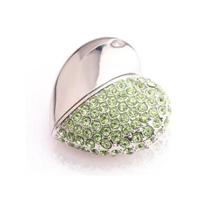 Bettelarmband Halskette funktionstüchtig 8GB USB-Stick Speicher Computer Neuheit grün - Bild 1 von 4