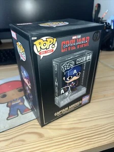 Funko Pop! Vinyl: Marvel - Captain America - Funko Web (FW) (Exclusive) #1 - Picture 1 of 9