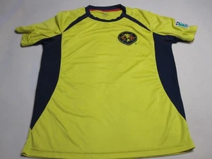 CA CLUB AMERICA Official Soccer Futbol Shirt Jersey Size Large Yellow ~ 4050 - Picture 1 of 12