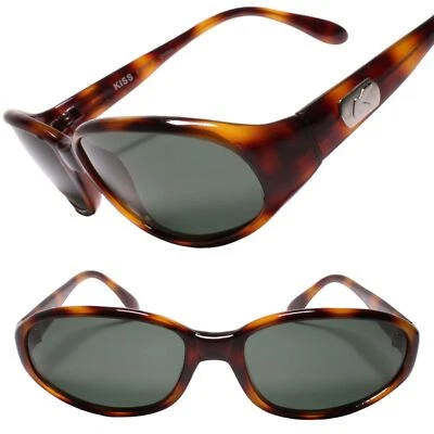 Gafas de sol vintage Rockabilly Old-School verdaderas genuinas Y2K ojo de gato marco de tortuga Foto 1 de 3