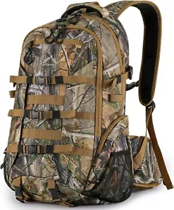 600D Waterproof Hunting Backpack for Men,Camo Hunting Pack with Bow Holder - Picture 1 of 12