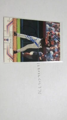 2002 Upper Deck Cody Ransom Signed BASEBALL CARD 3 - Image 1 of 3