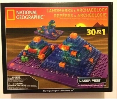 Kit de construcción iluminado clavijas láser de National Geographic Landmarks & Archaeology Foto 1 de 4