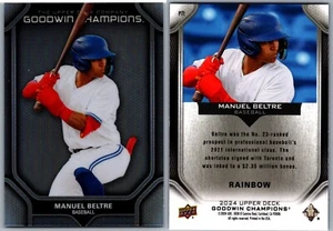 Goodwin Champions Platinum Rainbow 2024 cubierta superior - Manuel Beltre #P71 - Imagen 1 de 1