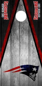 SINGLE New England Patriots Cornhole Wrap Skin Board Decal Vintage Vinyl DT61 - Picture 1 of 1