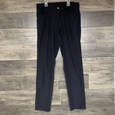 Pantalón Lululemon Hombre Performance 32X32 Clásico Warpstreme LM5426S Negro Foto 1 de 4