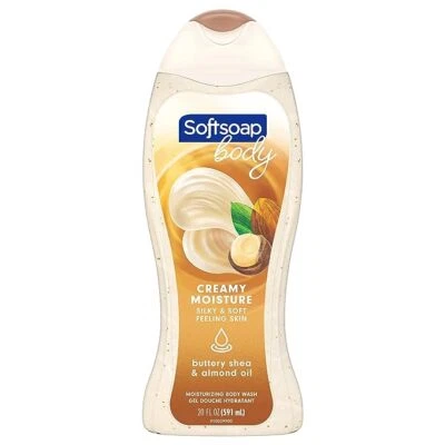 Softsoap Creamy Moisture Buttery Shea & Almond Oil Body Wash, 20oz - Image 1 of 4