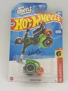 Hot Wheels 96/250 Wheelie Chair 2/5 HW Daredevils Aaron Wheelz Fotheringham - Picture 1 of 3