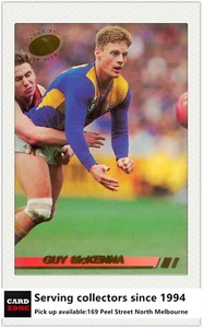 1994 Select AFL Trading Card Series Gold Card -G19: Guy McKenna (West Coast)