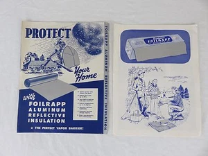 Vintage Foilrapp Werbeprospekte aus den 40er - 50er Jahren Seattle Washington - Bild 1 von 4