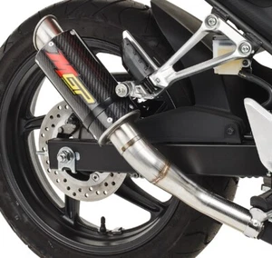 HOTBODIES MGP CARBON FIBER SLIP ON EXHAUST MUFFLER HONDA CBR 500 300R 2013-2022 - Picture 1 of 6