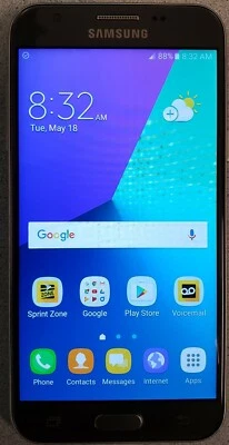 Samsung Galaxy J3 Emerge SM-J327 16 GB Plateado IMEI Limpio en Caja Original (Sprint) Foto 1 de 4