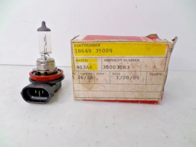 18649-35009 Bombilla Faro Original H8 35W 12V OSRAM Alemania para Hyundai Kia Foto 1 de 4