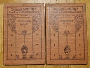 Schiller - Wallenstein I und II, Velhagen & Klasing, 1909, Band 1 und 2 - Bild 1 von 6