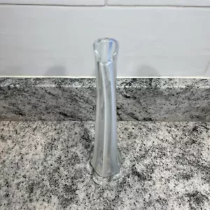 Vintage UCAGCO ART GLASS BLUE CLEAR RIBBED VASE TALL SKINNY~BEAUTIFUL! - Bild 1 von 24
