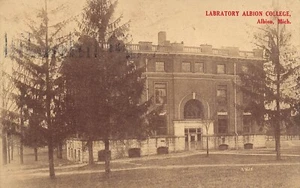 Labor Labor Labor Typo Albion College Michigan 1911 Postkarte - Bild 1 von 2