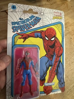 Figura de juguete de Spiderman Super Hero Marvel Comic Legends coleccionista Kenner Hasbro Foto 1 de 4