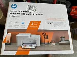 HP DeskJet 4155e All In One Printer White New - Picture 1 of 4
